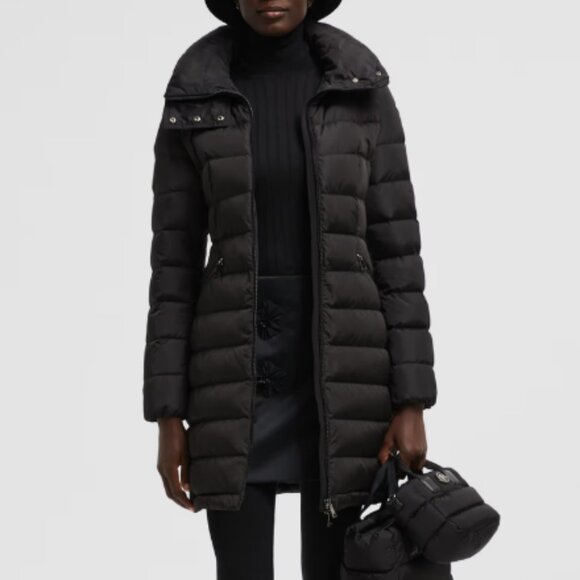 Moncler Flammette Long Down Jacket